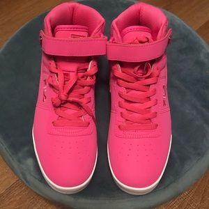 FILA Hot Pink Sneakers. Women US Size 8.5